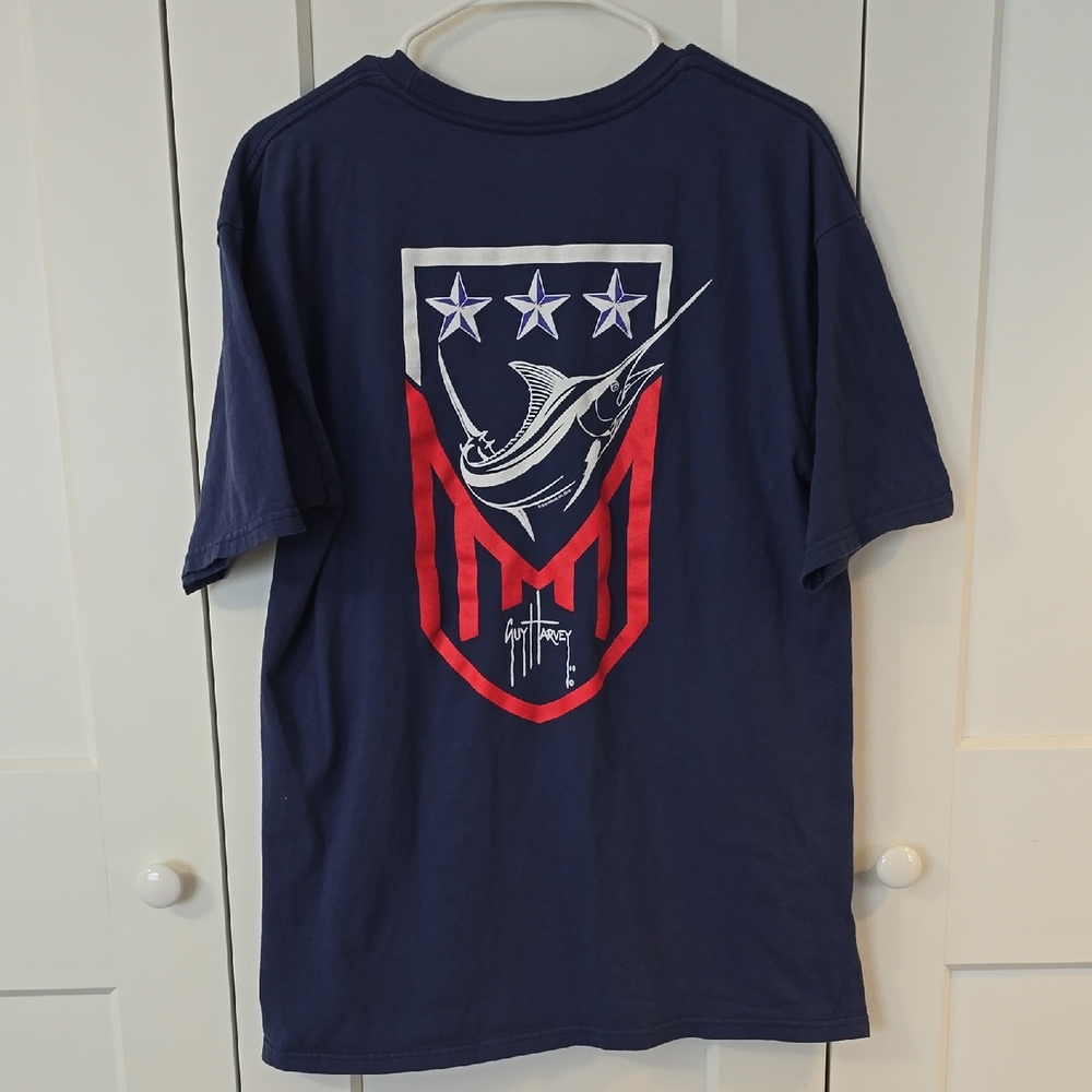 Guy Harvey Classic Fit Navy Tee